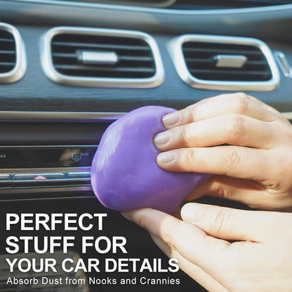 TICARVE 2Pack Cleaning Gel Car Putty Slime for Detailing Putty Detail Tools Car Interior Cleaner Automotive Cleaning Kits Keyboard Cleaner Blue Rose (320g/11.2oz)