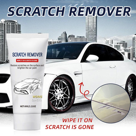Car Scratch Remover, Scratch Remover for Vehicles, Car Paint Scratch Repair with Nano Sparkle Cloth, Car Scratch Repair 60g