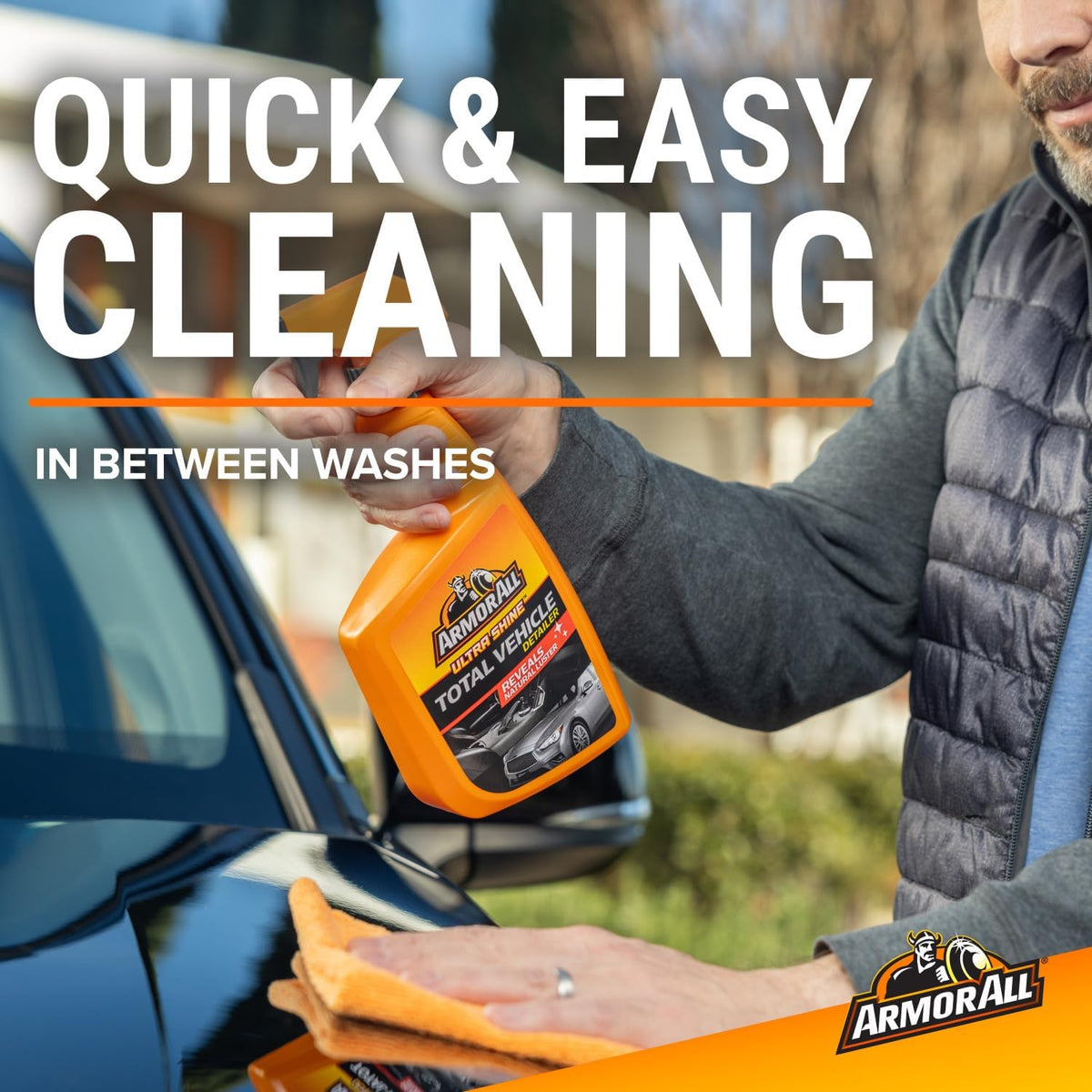 Armor All Ultra Shine Total Vehicle Detailer by Armor All, Car Detailer Spray for Interior and Exterior Use, 22 Fl Oz