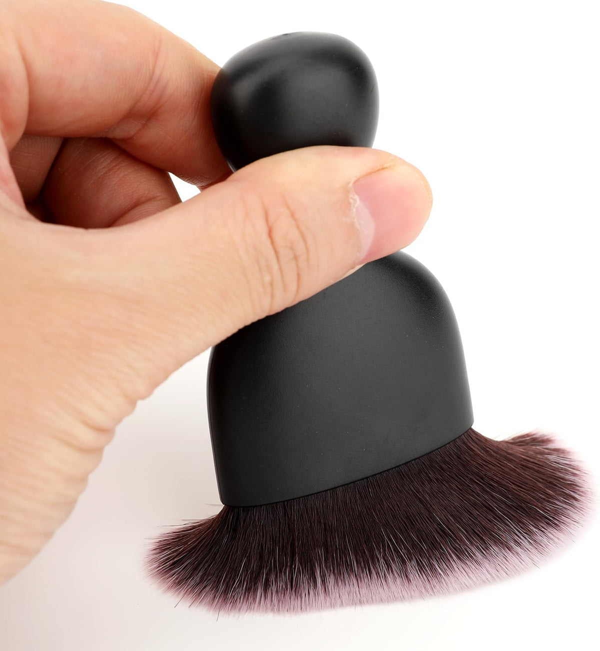 Car Detailing Brush, Soft Bristle Cleaning Brush, Scratch-Free Auto Duster Tool for Dashboard, Air Vents, Leather & Interior Cleaning (Black&Brown)