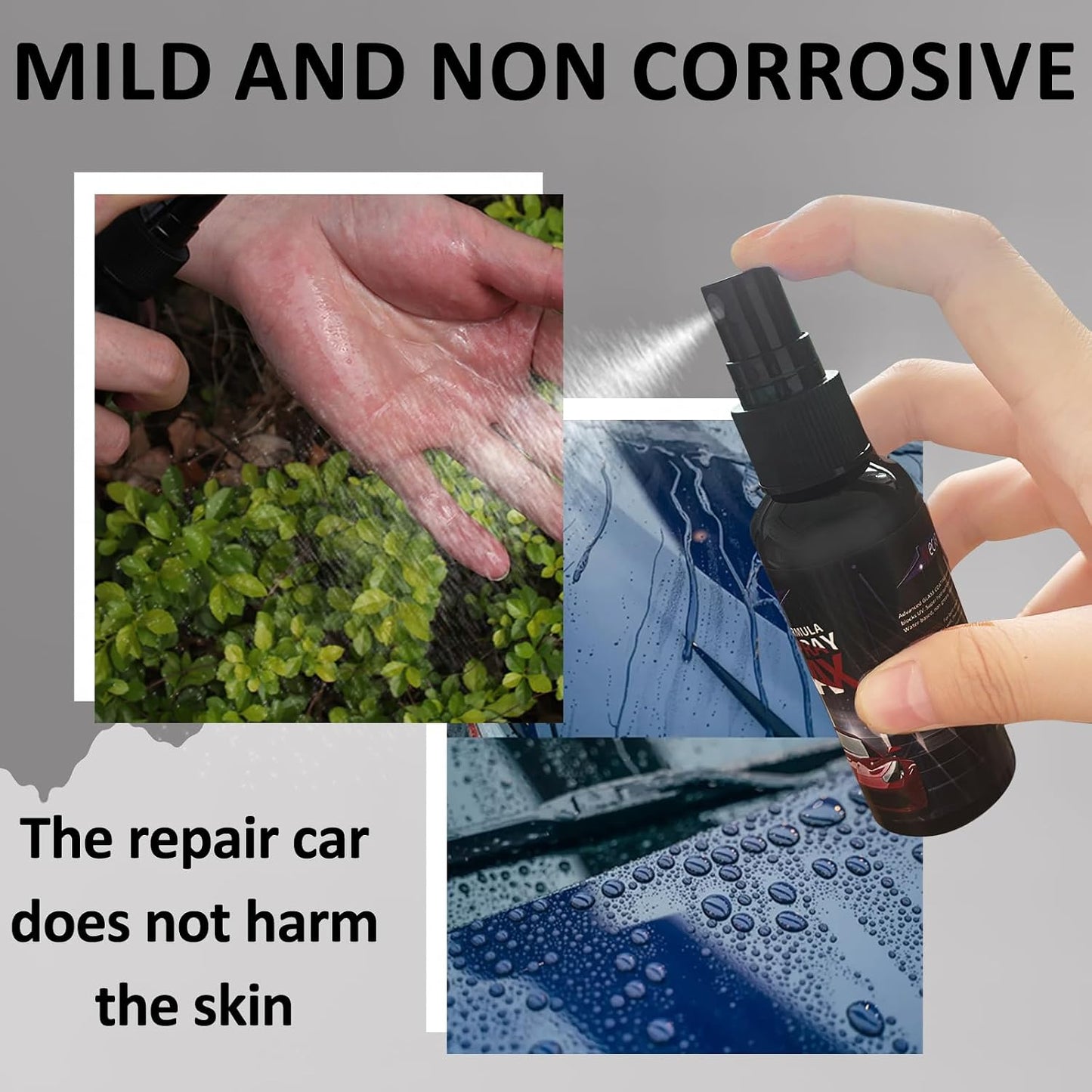 Glass Coating Spray for Car Windshield - Long-Lasting Hydrophobic Protection, Prevent Fogging, UV Shield - Improves Visibility in Rain & Snow - Easy to Apply