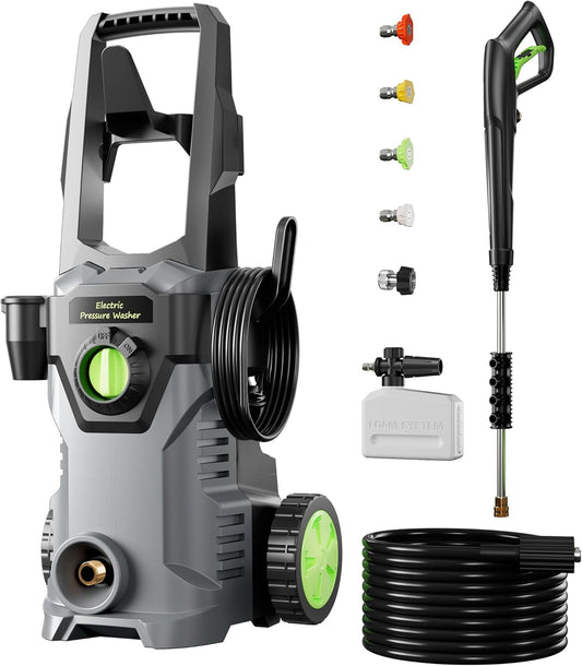 Pressure Washer, Power Washers 4800PSI 2.6GPM with 4 Quick Connect Nozzles, High Pressure Washer for Cars, Fences, Patios, Decks, Boats, Home Use