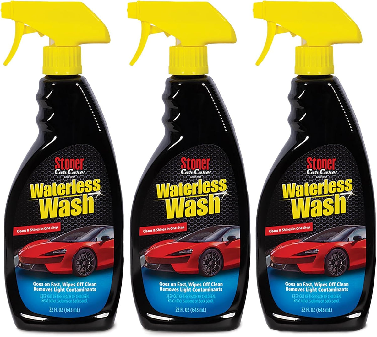 Stoner Car Care 92604-2PK Waterless Wash Car Detailing Spray – Safe, Scratch-Free Formula Quickly Cleans, Shines & Protects Cars, Trucks, Boats, Motorcycles, RVs & More – 22 Fl Oz, Pack of 2