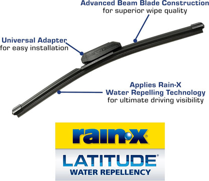 Rain-X 810363 Repellency Water Repellent Wiper Blades, 22" Windshield Wipers (Pack of 2), All Weather Streak-Free for Enhanced Visibility w/Water Repellency Formula [Amazon Exclusive] - Colors A
