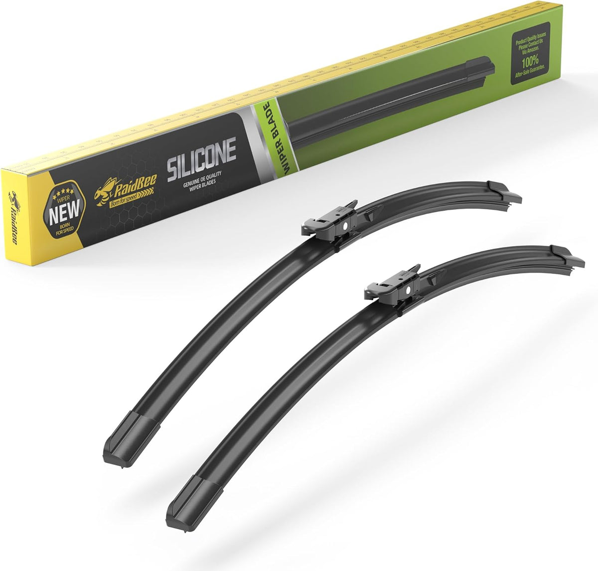Raidbee® 26"+26" Windshield Wiper Blades Replacement for Ford Fusion 2013 2014 2015 2016 2017 2018 2019 2020 Genuine OEM Quality 2 Pack - Colors A