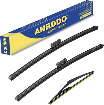 3 Wipers Factory Replacement For Subaru Outback 2020-2022 2023 2024 Original Equipment Replacement Windshield Wiper Blades Set 26"+18"+16" (Set of 3) Top Lock - Colors A