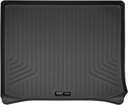 Husky Liners Weatherbeater Floor Mats | Fits 2015 - 2023 Jeep Cherokee (Does NOT Fit Grand Cherokee) | Front & 2nd Row, 3-pc Black - 99091