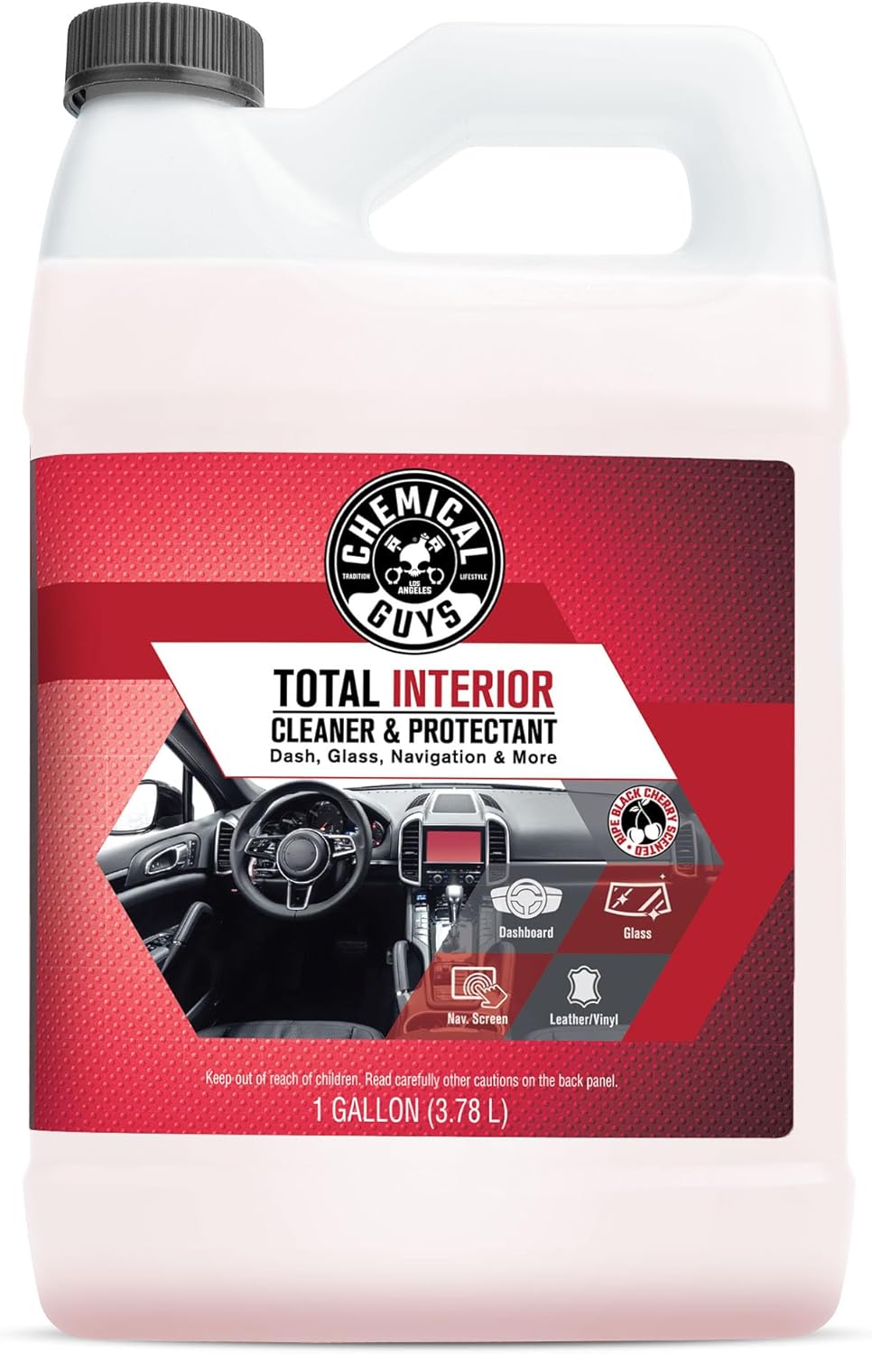 Chemical Guys Total Interior Cleaner Variety Kit With Storage Bag New Car And Black Cherry Scents Microfiber Towels Giftable Car Care Set