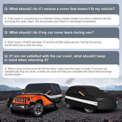10 Layers Car Cover Custom Fit for Mercedes Benz C Class C250 C300 C43 C63 (1993-2026), Waterproof All Weather for Automobiles, Outdoor Full Cover Sun Dust Rain Protection with Cotton. Black - Colors A