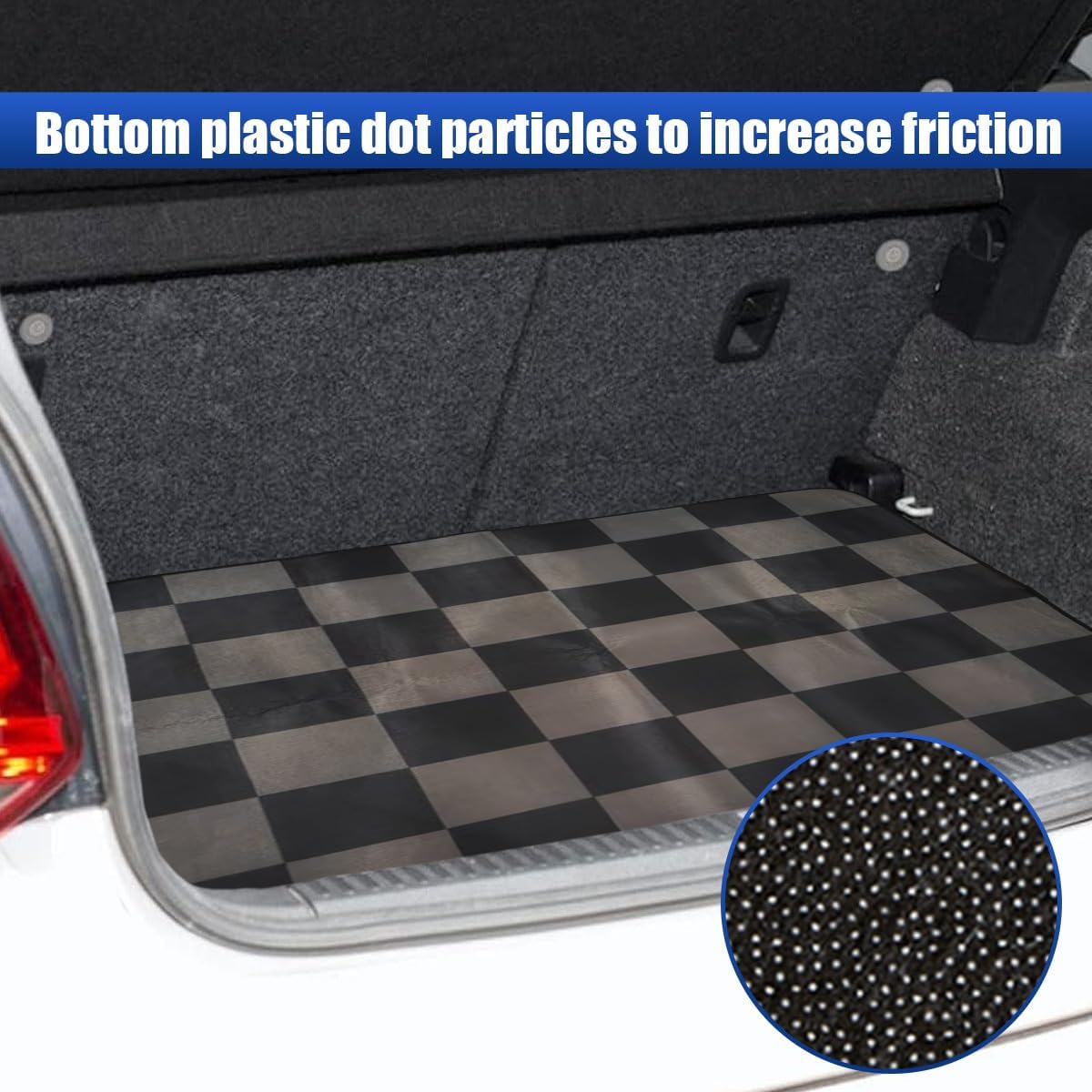 Car Trunk Cargo Liner, 38"×29" Scratch-Resistant Car Floor Mat, Washable Auto Trunk Protective Mat, Fashionable Vehicle Interior Decoration Accessories for SUVs, Trucks (Style1)
