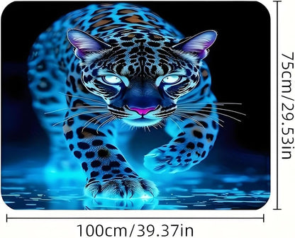 Universal Car Trunk Mat 29" x 39",Purple Colorful Flowers All Weather Trunk Protection Cargo Liner, Durable Cargo Mat Rear Trunk Liner,Stylish Vehicle Interior Accessories Suitable for Most Car Models