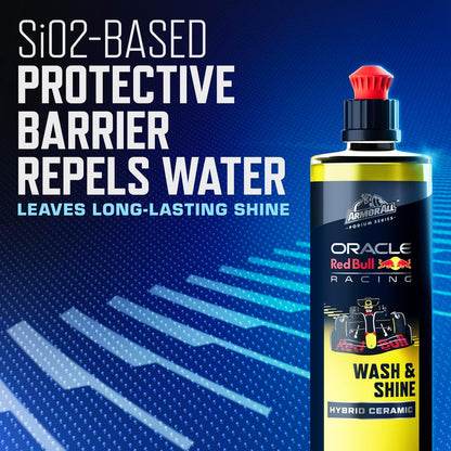 Armor All Podium Series High Shine Hybrid Ceramic Car Spray Wax, Safe on All Car Paint Finishes, Developed With Oracle Red Bull Racing, 16 fl oz