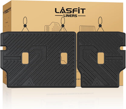 LASFIT Full Set Floor Mats for Honda CR-V 2026 2025 2024 2023 (Gasoline & Hybrid & e:FCEV), All Weather TPE Custom Fit Floor Liners 1st & 2nd Row & Seat Back Mat & Cargo Mat (Upper Position)
