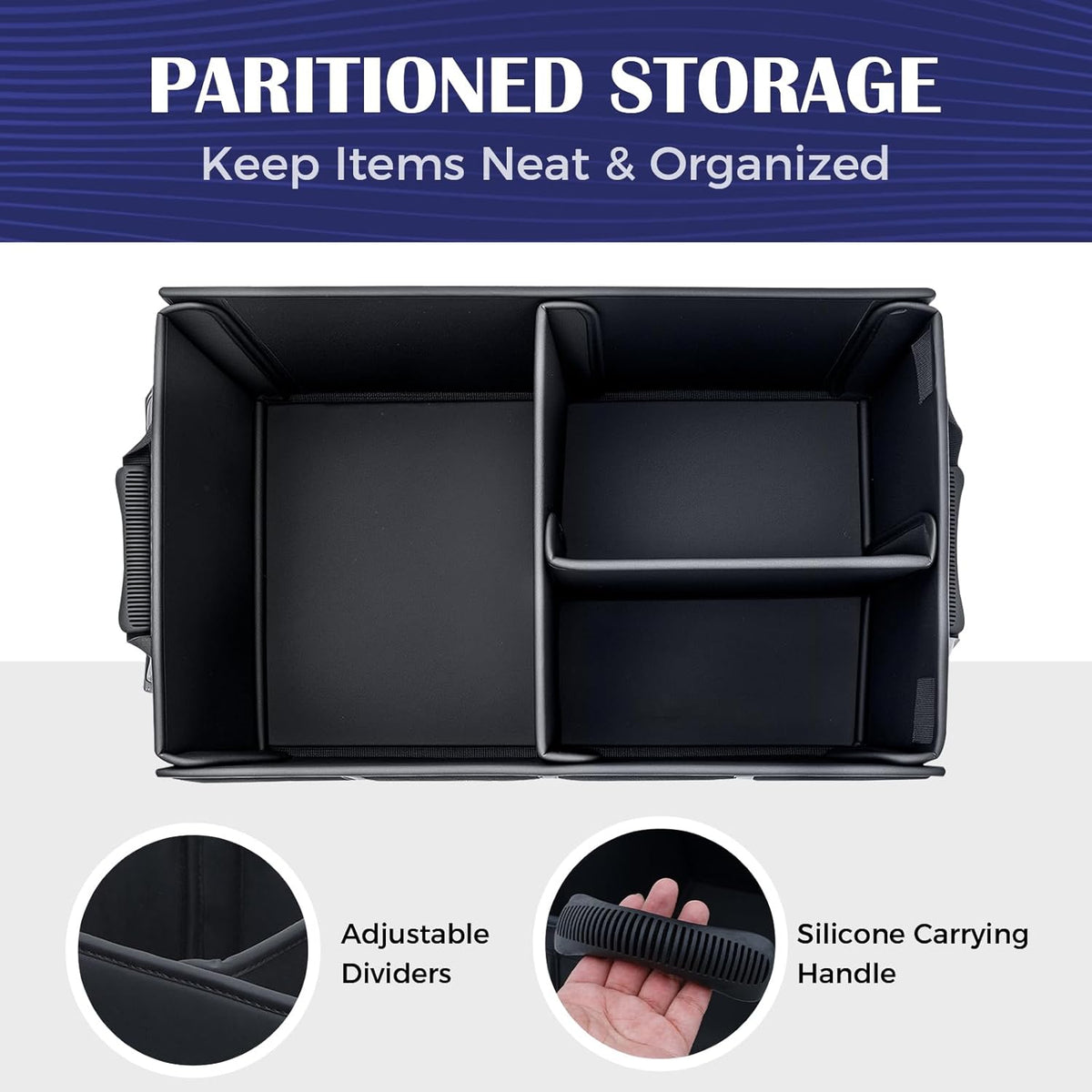 Coverado Car Backseat Organizer(2 Packs) with Tablet Tray, Nappa Leather Organizer for Car Seat Back, Waterproof Car Seat Organizer with Touch Screen, Seat Protector Kick Mats for Kids