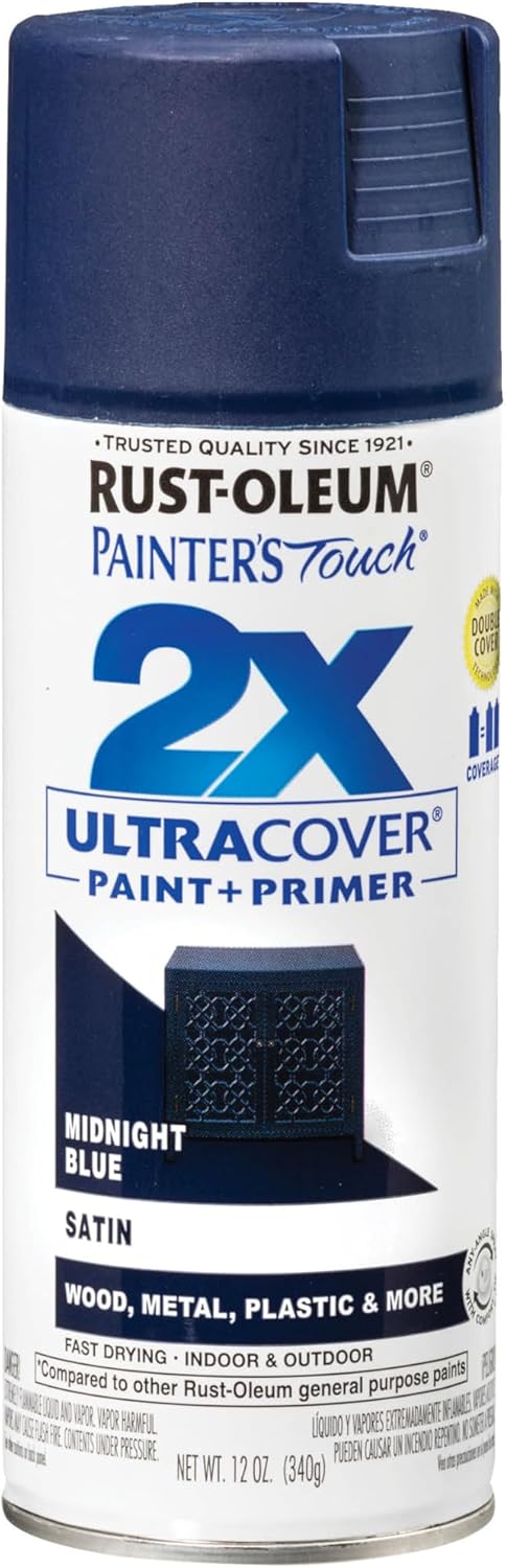 Rust-Oleum 334029 Painter's Touch 2X Ultra Cover Spray Paint, 12 oz, Gloss Clear - Colors B