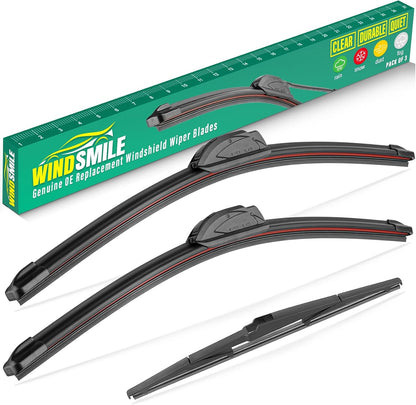 26" 16" 11" Windshield Wiper Blades Replacement for Chevrolet Chevy Trax 2024 2025 2026 Premium All Weather Front Rear Wipers Set - OEM Quality (Pack of 3) - Colors B