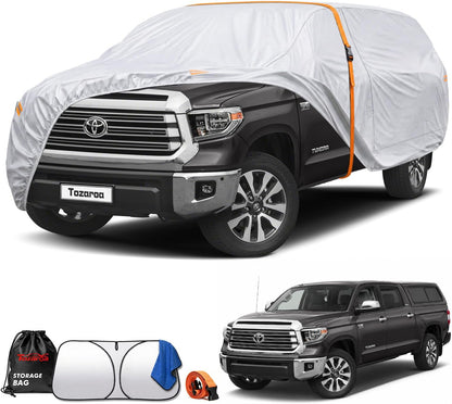 Car Cover Waterproof All-Weather,Heavy-Duty Outdoor Full Exterior Automobiles Sedan/Coupe (Length 186-193 inch) with Windshield Sun Shade Universal Fit Toyota Camry, Tesla Model 3, Accord etc