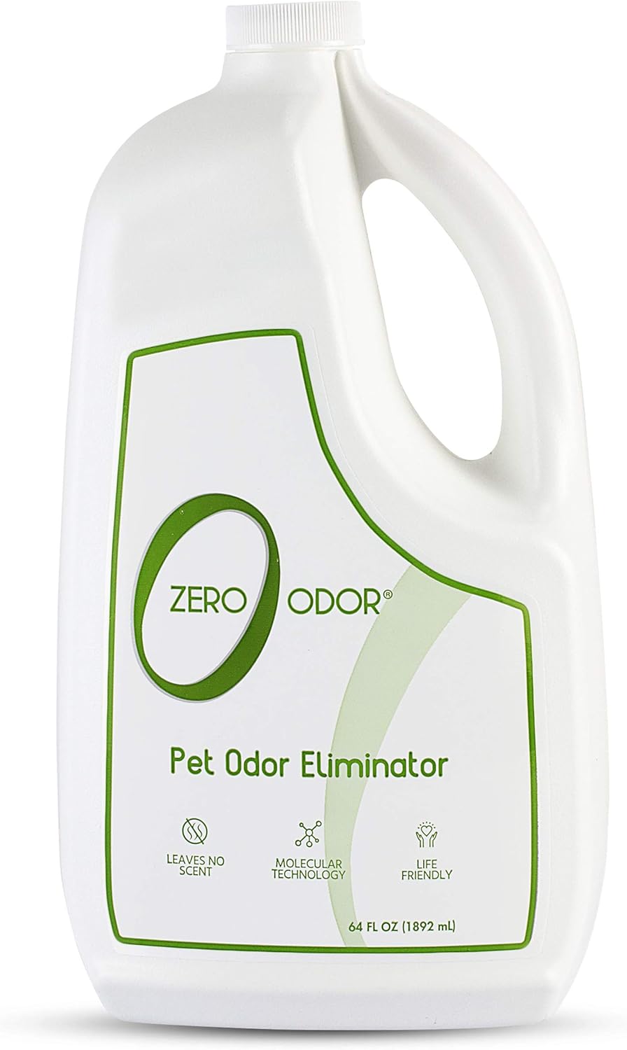 Zero Odor Pet Odor Eliminator, Air and Surface Odor Remover for Carpet, Furniture, and Pet Beds, Trigger Spray, 16 fl oz