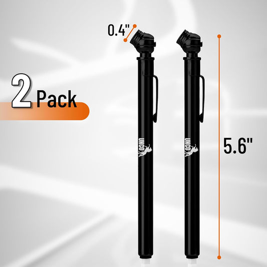 UNCO Pencil Tire Gauge, 2 Pack, 10-75 PSI, Car Tire Air Gauge