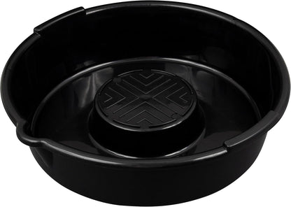 Scepter AMKIT01 15.5 Quart Oil Drain Pan with Pour Spout and 18-Inch Mechanics Funnel Kit for Automotive Fluids Including Engine Oil, Anti-Freeze, Transmission Fluid and More, Black