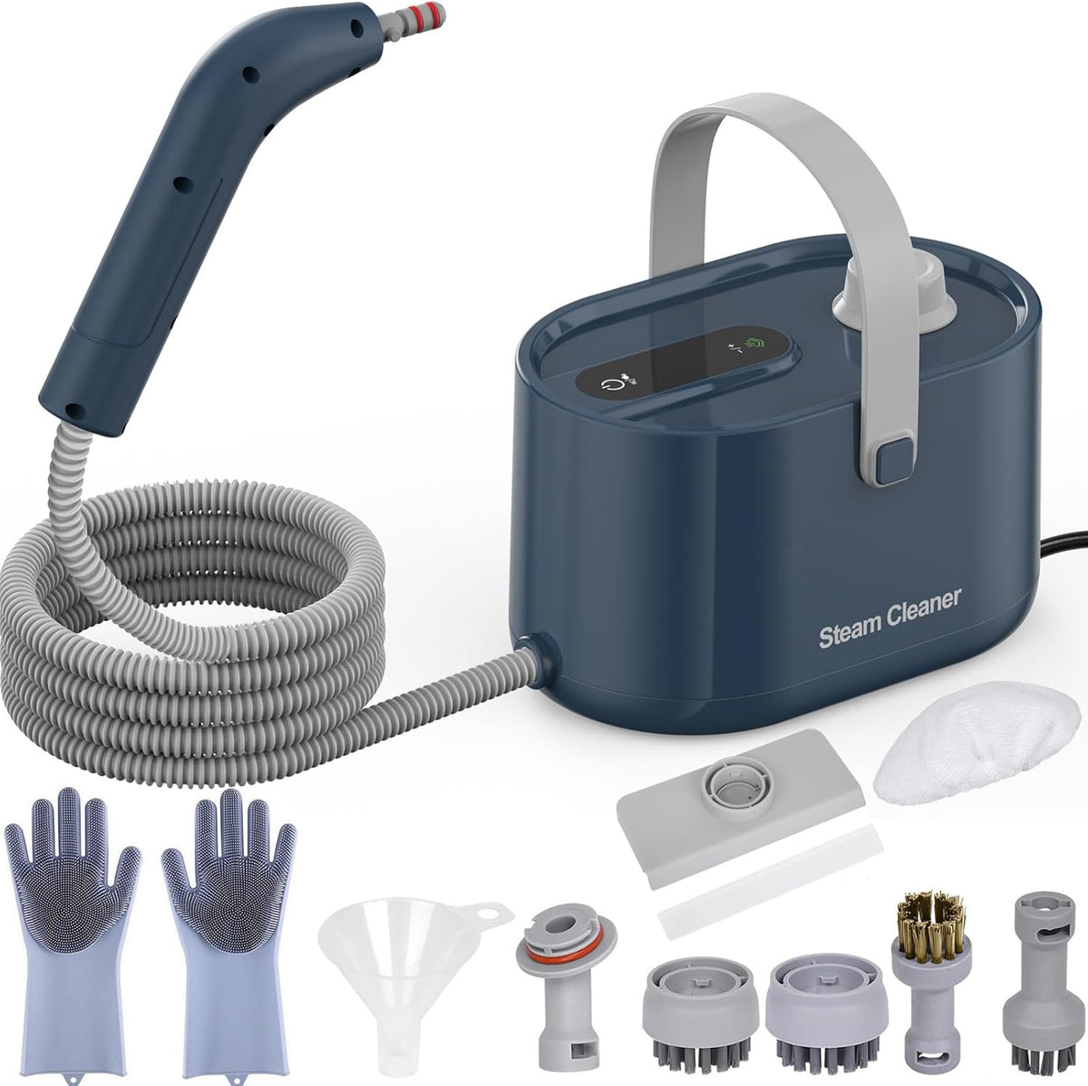Foandbevi 7 in 1 Steam Cleaner 2500W High Pressure Steamer for Cleaning, Car Steamer Handheld Steam Cleaner for Home Use, Hardwood Floor Steam Cleaner for Upholstery, Kitchen, Bathroom, Grout