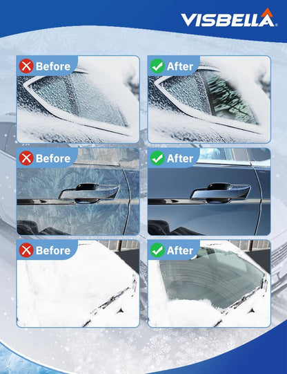 Visbella De-Icer Spray for Windshield & Wipers Extreme Winter Protection Melts Ice & Frost Fast Prevents Refreeze (-113℉, 16.9 Fl.Oz.)