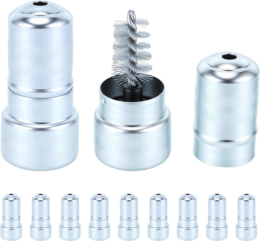 10pcs Stainless Steel Battery Tterminal Cleaner,Battery Terminal Cleaning Brushes, Universal Battery Post Cleaner Tool for Car, Truck, Marine Top & Side Terminals Dirt Removal