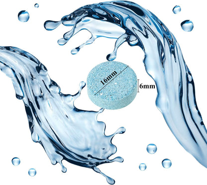 Boao 100 Pcs Car Windshield Washer Tablets Cleaning Washer Fluid Tablets Glass Concentrated Cleaner Windshield Wiper Fluid Solid Effervescent Remove Auto Glass Stains Clear Car Vision