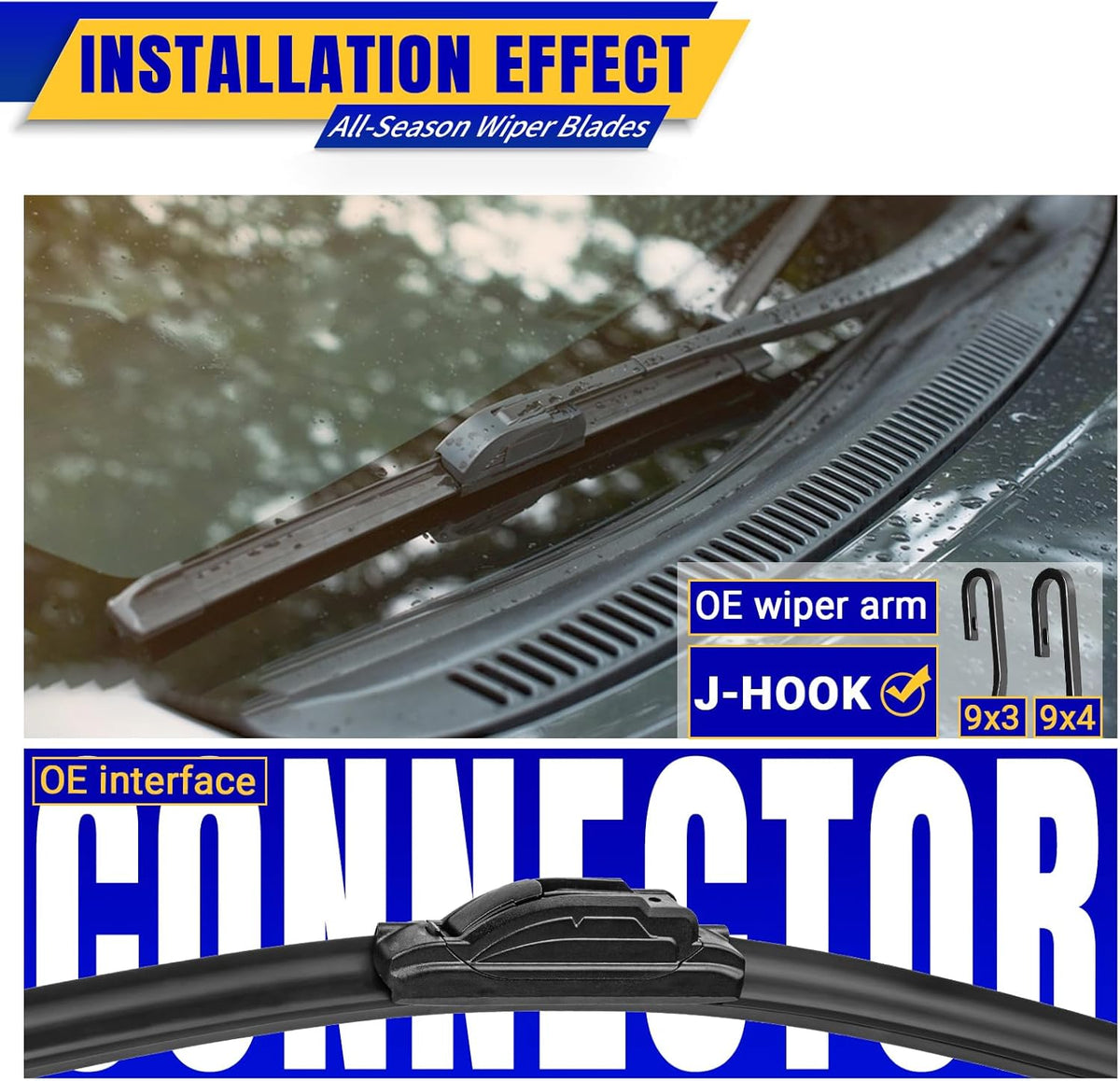 3 wipers Replacement for 2019-2023 2024 2025 2026 Subaru Forester, Windshield Wiper Blades Original Equipment Replacement - 26"/17"/14" (Set of 3) - Colors A