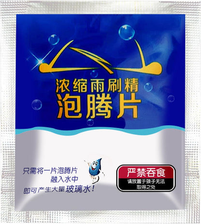 Glass Window Cleaner Tablet,Windshield Washer Fluid Tablets Powerful Decontamination Remove Stubborn Car Windshield Washer Fluid Concentrate