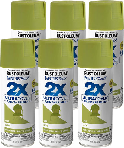 Rust-Oleum 334029 Painter's Touch 2X Ultra Cover Spray Paint, 12 oz, Gloss Clear - Colors E
