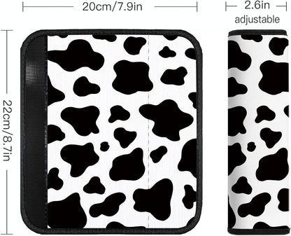 Car Seat Belt Pad Cover, 2-Pack Soft Car Safety Seat Belt Strap Shoulder Pad for Adults and Children, Suitable for Car Seat Belt, Backpack, Shoulder Bag (Pretty Mandala)