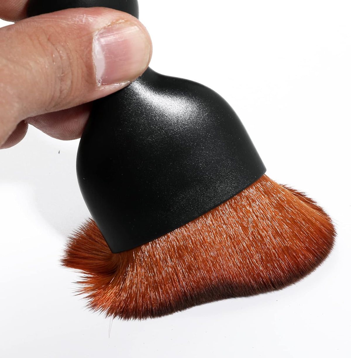 AOCISKA Car Interior Detailing Brush,Soft Bristle Cleaning Brush Car Detailing Brush Dusting Brush,Car Interior Cleaning Tool,Auto Detail Brush Car Dash Duster Brush (Black)
