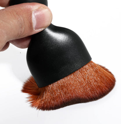 AOCISKA Car Interior Detailing Brush,Soft Bristle Cleaning Brush Car Detailing Brush Dusting Brush,Car Interior Cleaning Tool,Auto Detail Brush Car Dash Duster Brush (Black)