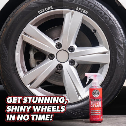 Chemical Guys Diablo Wheel Cleaner Spray - 2 Pack 16 oz Bottles, Safe on All Wheel & Rim Finishes, Sprayable Formula Removes Brake Dust, Dirt & Grime, Car Care for Trucks, SUVs, Motorcycles & RVs