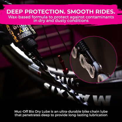Muc-Off High Performance Waterless Bike Wash 750ml (Pack of 1) | Spray & Wipe Bike Cleaner | No Water Needed | Safe on Carbon Fibre | Cleans & Polishes with a Streak-Free Finish
