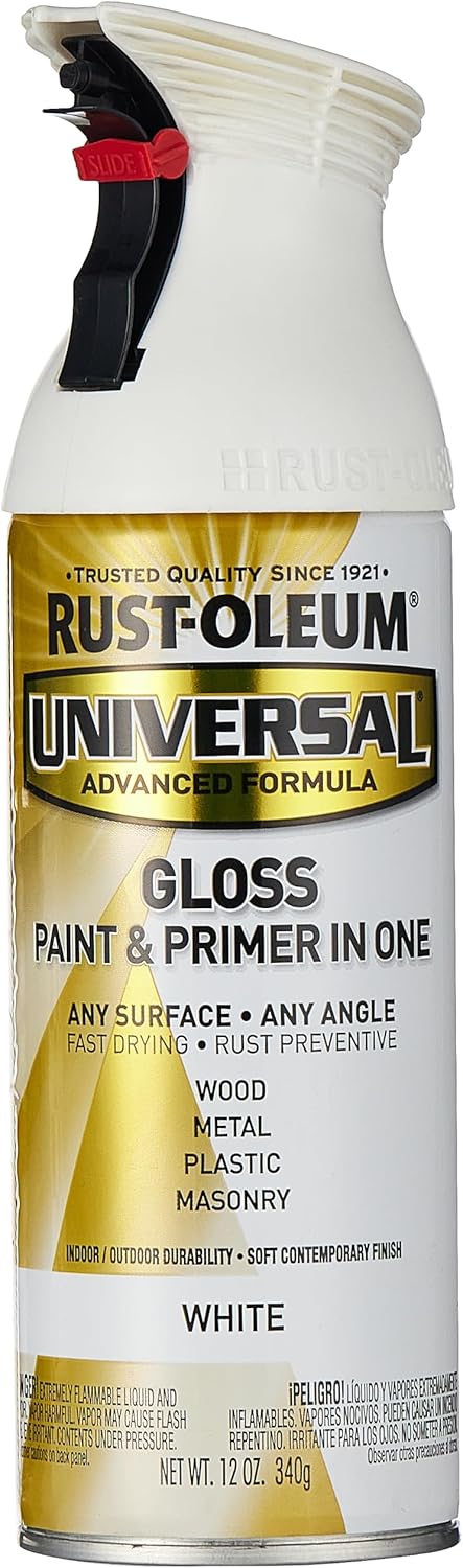 Rust-Oleum 302151 Universal All Surface Clear Topcoat Spray, 11 oz, Dead Flat Clear - Colors B