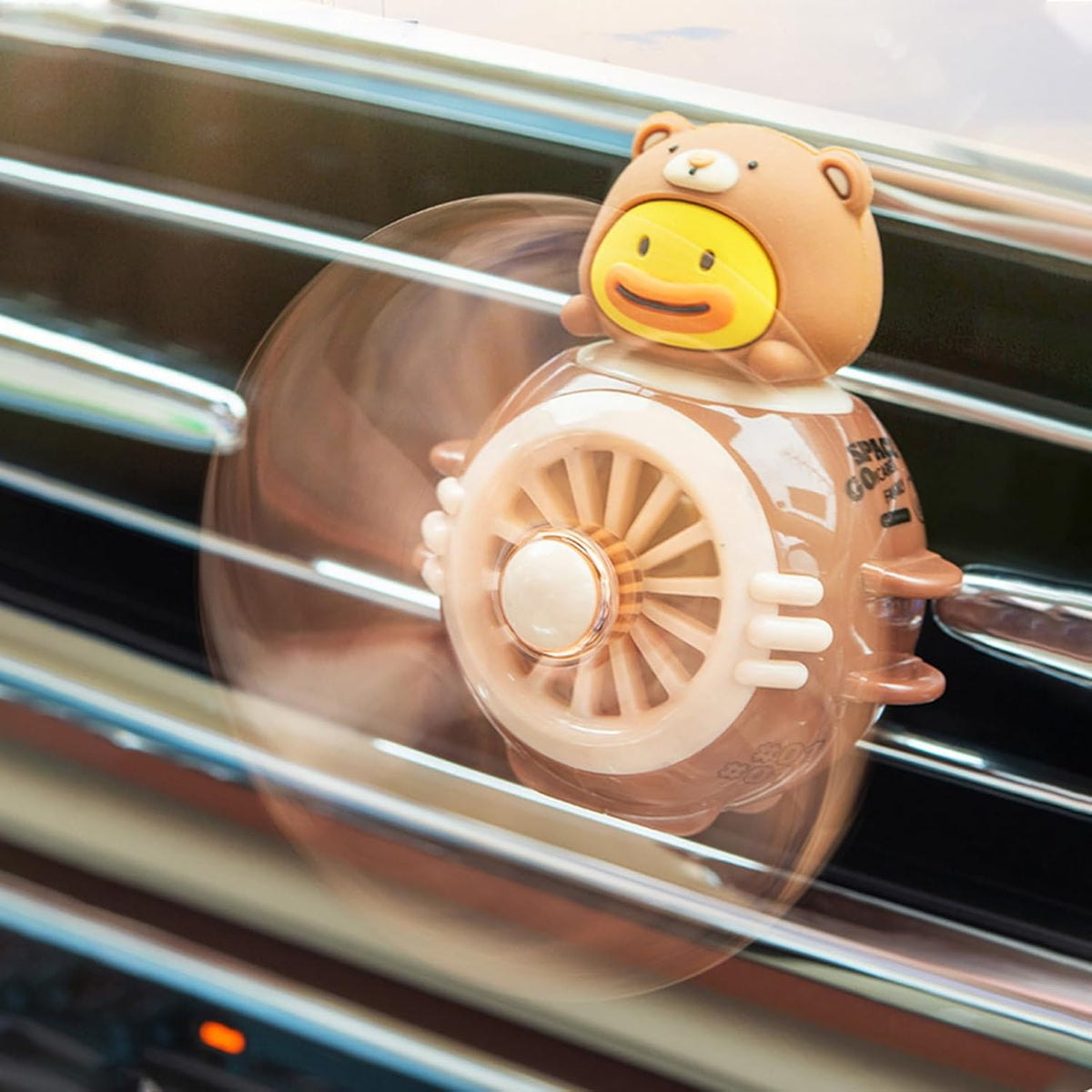 Pilot Car Air Freshener, Cute Dog Car Vent Clip Air Freshener Automotive Air Outlet Fan Diffuser, Automotive Interiors Vent Decoration (Shake Head Style - Dog)