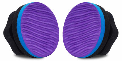 Synthetic Clay, 2-Pack Hand Clay Bar Pad for Car Auto Detailing, Cleansing, Paint Surface Prep Tool for Waxing & Polishing (Blue Purple)