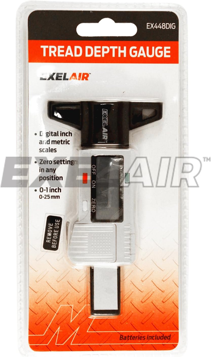 Milton Industries EXELAIR by Milton (EX448DIG) Digital Tire Tread Depth Gauge