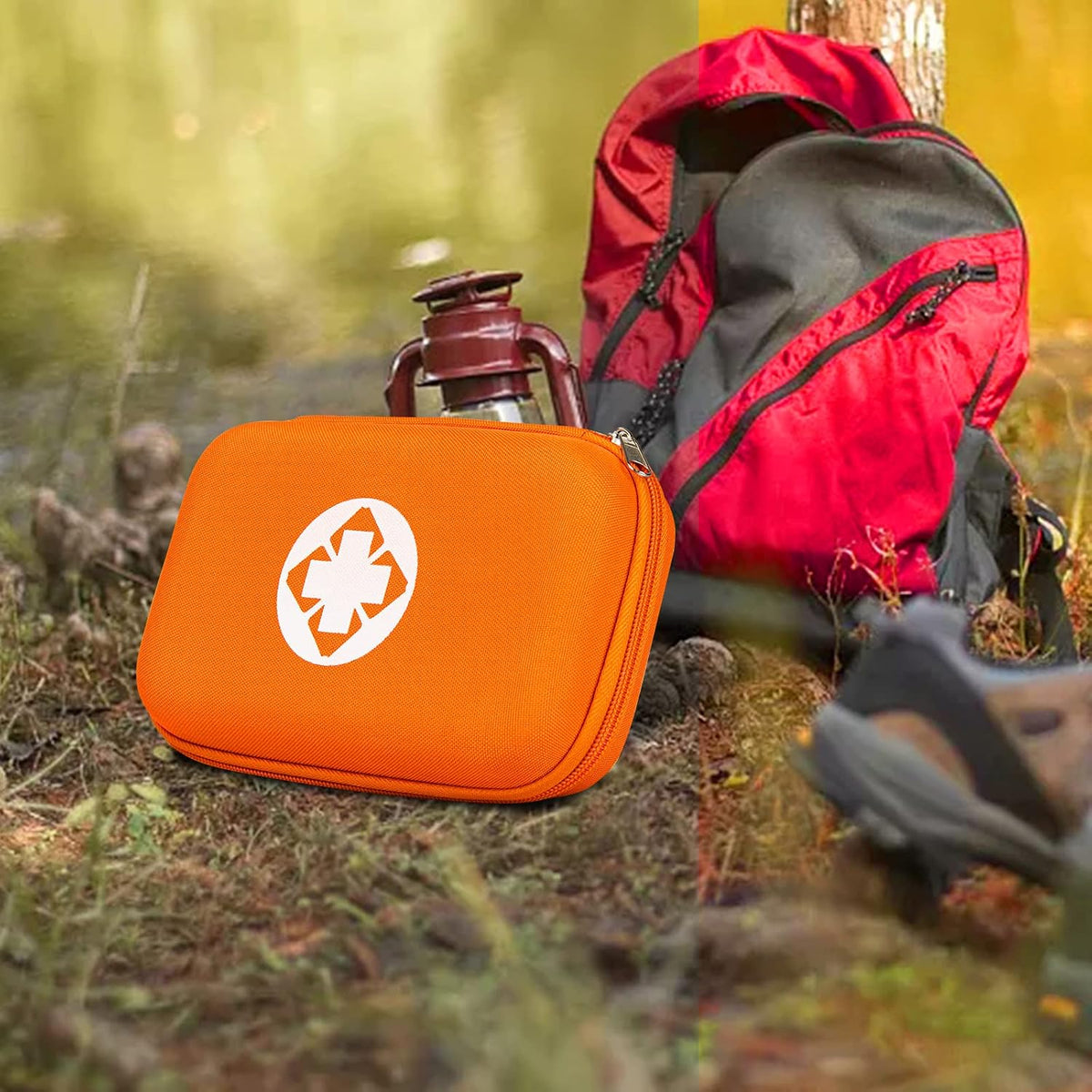 Car First Aid Kits 275Pcs Survival Gear Home Travel Size Small Emergency Kit Tactical Hiking EVA Camping Essentials Backpack Sports Office Boat Urgent Accident