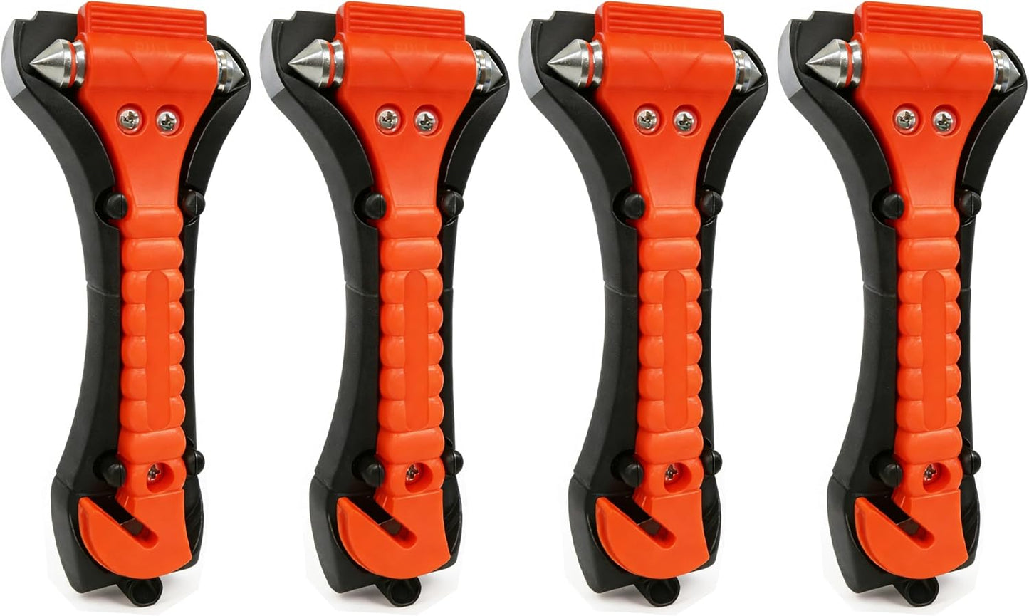 BFXM Car Window Breaker Hammer and Seat Belt Cutter 2-in-1, Car Accessories, Emergency Escape Tool, Safety Glass Breaker, Automotive Safety Essentials, Truck Accessories, 2 Packs