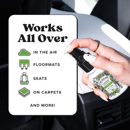 Car-Pourri Car Odor Air + Fabric Odor Freshener Spray, Fresh Cruise, Travel Size 1.4 Fl Oz