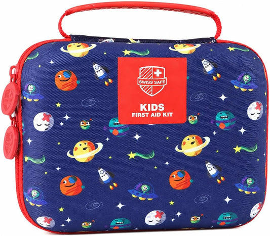 Swiss Safe 2-in-1 First Aid Kit for Car, Travel and Home, 348 Pieces, Large Hardcase with Bonus Mini Kit for Medical Emergency, Survival and Camping