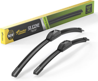 Raidbee® 26"+26" Windshield Wiper Blades Replacement for Ford Fusion 2013 2014 2015 2016 2017 2018 2019 2020 Genuine OEM Quality 2 Pack - Colors A