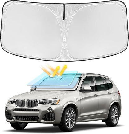 for Toyota Tacoma 2016-2023 2024 2025 2026 Sun Shade Sunshade Windshield Cover - 4 Layers Front Window Shade Custom Fit Tacoma 2Dr 4Dr Pickup Sun Visor 240T Shade Blocks UV Rays Car Accessories - Colors E
