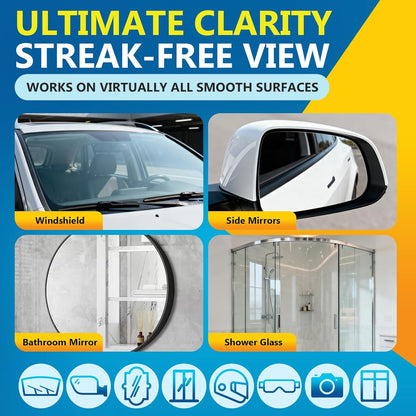 Car Water Repellent & Anti-Fog for Windshield – Advanced Hydrophobic Coating, Clear Vision, Long-Lasting Protection, Easy Apply for Cars, Trucks, SUVs