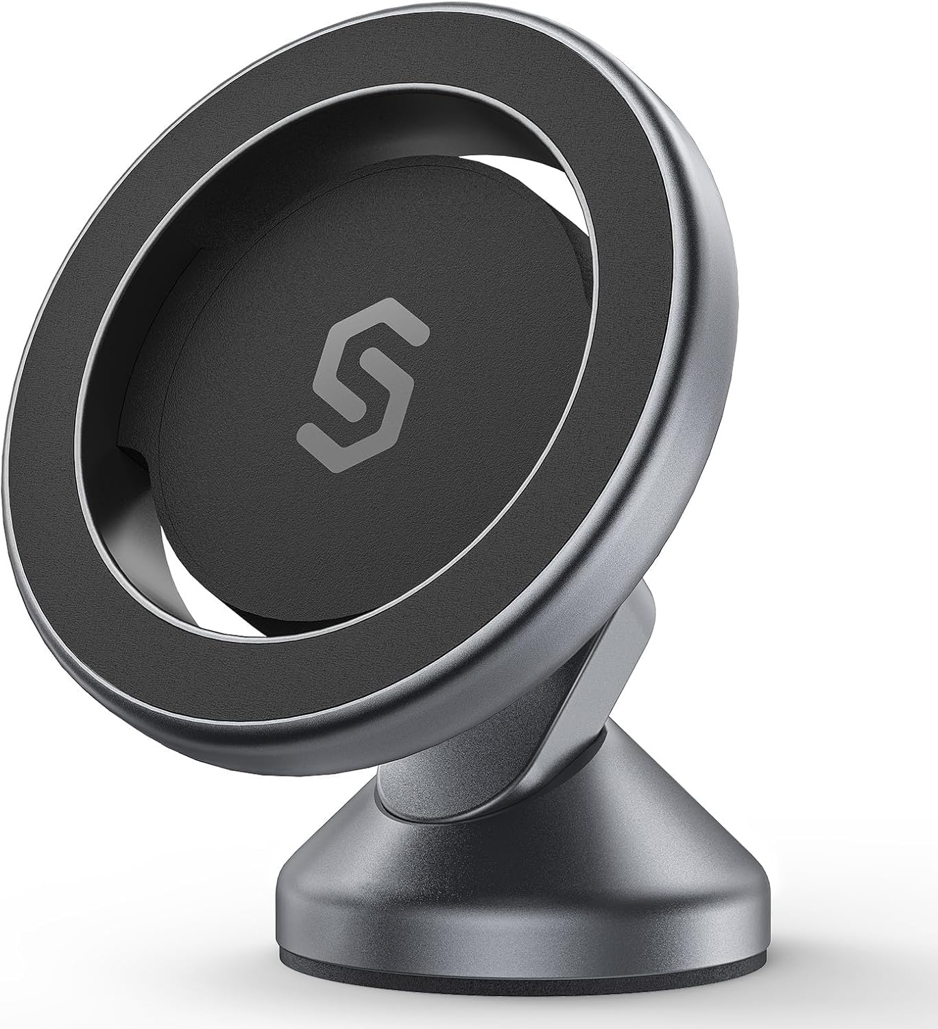 SYNCWIRE MagSafe Car Mount, Magnetic Car Phone Holder for Car Dashboard, 360° Rotating Strong Magnet Phone Mount with 3M VHB Adhesive, Compatible with iPhone 17/16/15/14/13/12 & MagSafe Cases