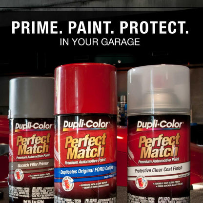 Dupli-Color EBCL01257 Clear Perfect Match Automotive Top Coat - 8 oz. Aerosol - Colors C