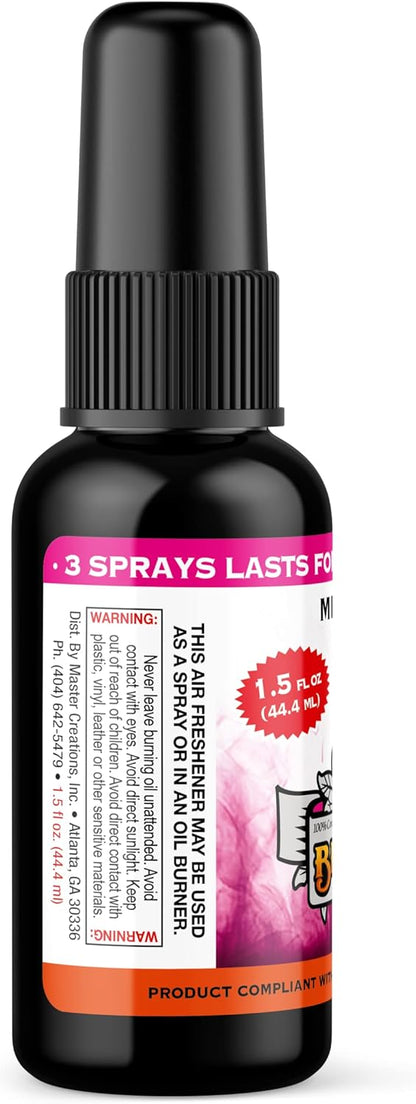 BluntPower (Baby Powder, 1 Pack) Concentrated Air Freshener Spray - Oil-Based Room Diffuser Spray - Long-Lasting Bathroom Scent, Car Freshener & Odor Eliminator - Colors A